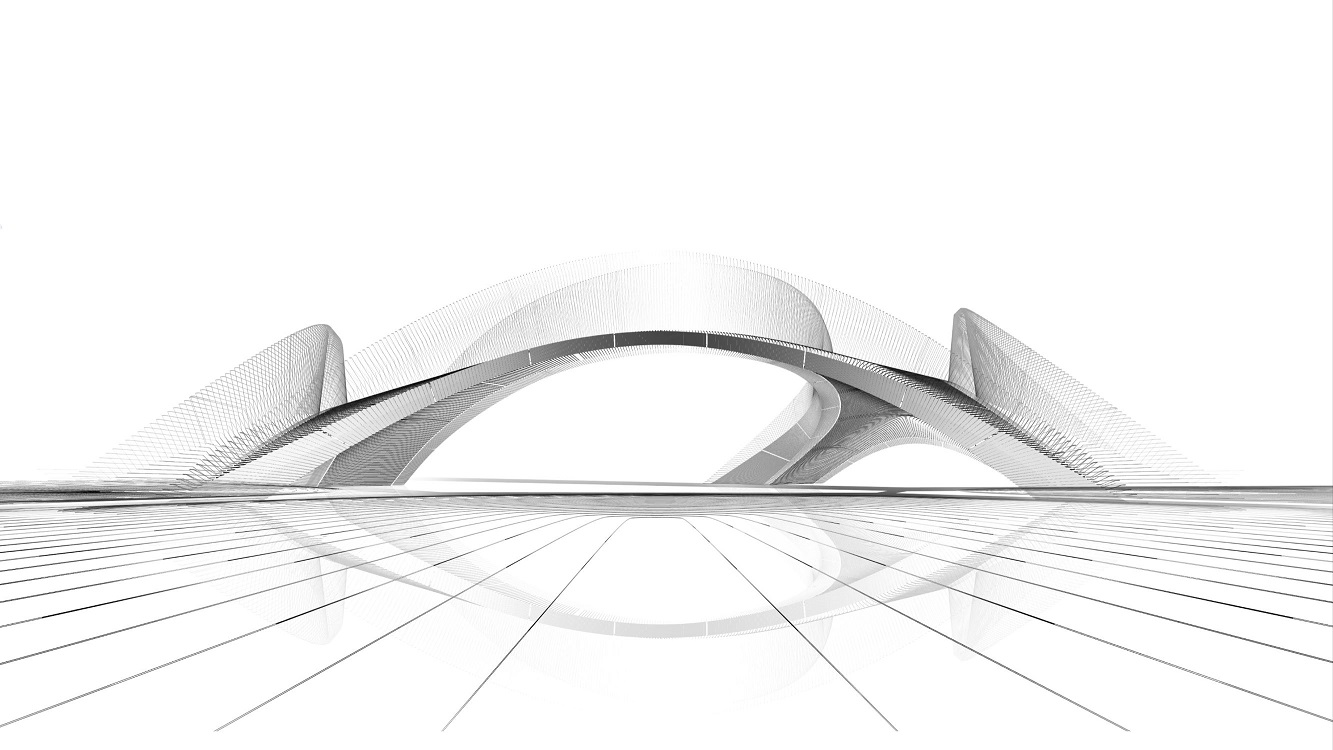 The Striatus 3D concrete printed arched bridge project is being developed by the Block Research Group (BRG) at ETH Zurich and Zaha Hadid Architects Computation and Design Group (ZHACODE), in collaboration with building materials giant Holcim and incremental3D, a specialist in additive manufacturing with concrete.